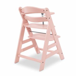 Hauck Alpha+ dřevená židle, barevná Barva: rose