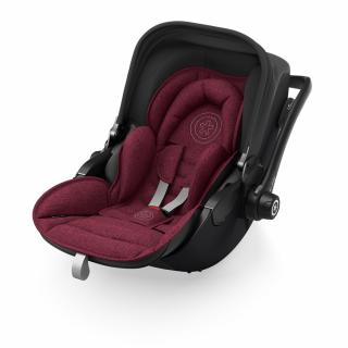 KIDDY - Evoluna i-size 2 + Isofix základna (40-83 cm) bava: Beet red melange icy grey