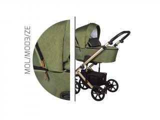 Kočárek Baby Merc Mosca LIMITED 2020 - kombinovaný Barva: MOL/M003/ZE