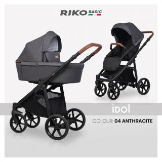 RIKO - Basic idol - kombinovaný kočár Barva: Anthracite