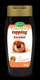 4Slim Čekankový topping slaný karamel 330 g