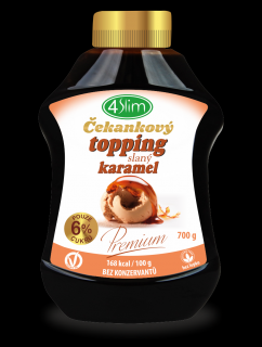 4Slim Čekankový topping slaný karamel Váha: 700 g