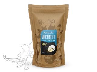 MILK PROTEIN – bezlaktózový protein 1 kg Vyber si z těchto lahodných příchutí: Vanilla dream