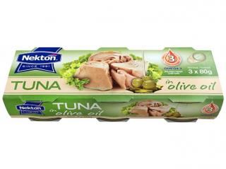 Nekton Tuňák v olivovém oleji 3x80 g