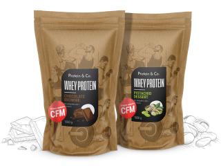 Protein&Co. CFM WHEY PROTEIN 80 2000 g Zvol příchuť: Banana split, Zvol příchuť: hazelnut treat