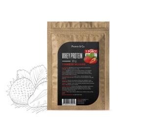 Protein&Co. CFM WHEY PROTEIN 80 - 30 g Vyber si z těchto lahodných příchutí: Strawberry milkshake