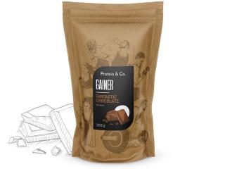 Protein&Co. Gainer 2 kg Zvol příchuť: Fantastic chocolate