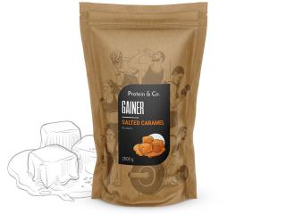 Protein&Co. Gainer 2 kg Zvol příchuť: Salted caramel
