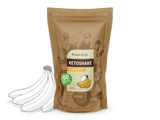 Protein&Co. Ketoshake – proteinový dietní koktejl 1 kg Vyber si z těchto lahodných příchutí: Banana split, Váha: 1 000 g