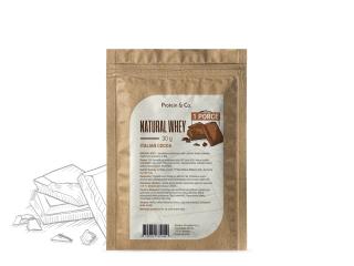 Protein&Co. NATURAL WHEY 30 g Vyber si z těchto lahodných příchutí: Italian cocoa