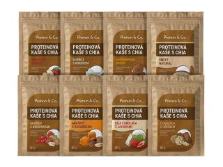Protein&Co. Proteinová chia kaše 8x80g