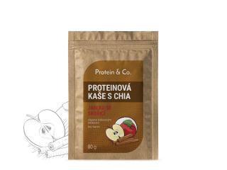 Protein&co. proteinová kaše s chia 80 g Vyber si z těchto lahodných příchutí: Jablko se skořicí