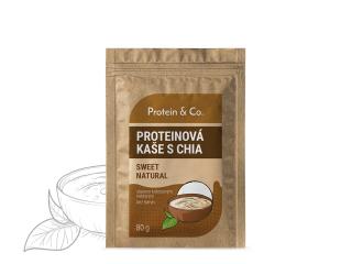 Protein&co. proteinová kaše s chia 80 g Vyber si z těchto lahodných příchutí: Sweet natural