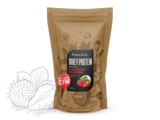 Protein&Co. WHEY PROTEIN 80 1000 g Vyber si z těchto lahodných příchutí: Strawberry milkshake