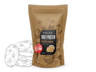 Protein&Co. WHEY PROTEIN 80 1000 g Zvol příchuť: Biscuit cookie