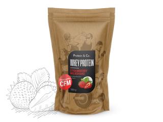 Protein&Co. WHEY PROTEIN 80 1000 g Zvol příchuť: Strawberry milkshake