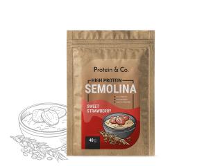 Proteinová krupicová kaše 40 g Vyber si z těchto lahodných příchutí: Sweet strawberry