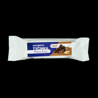 Proteinová tyčinka - příchutě Vyber si z těchto lahodných příchutí: Chocolate with peanuts 42 g