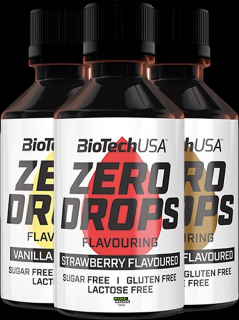 Zero Drops 50 ml (BioTech USA) Zvol příchuť: nut nougat