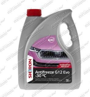 Kapalina antifreeze Sheron G12 Evo ( G12+/++ ) -30°C 3L