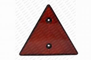 Odrazka červená trojúhelník černý podklad
