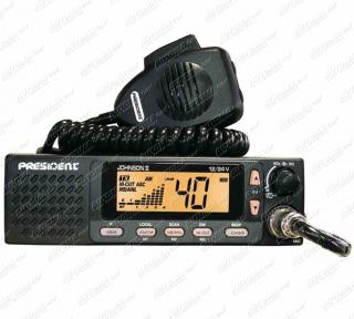 Radiostanice President Johnson II ASC 12/24V s funkcí VOX