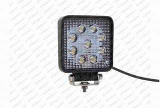Světlomet pracovní LED 10-30V/27W 2 000lm 110x110mm úhel 60°