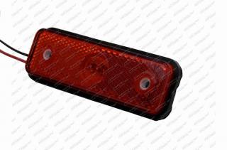Svítilna poziční červená LED 12/24V 96x31mm
