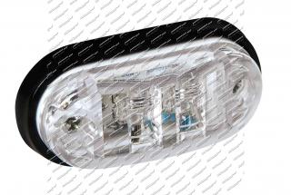 Svítilna poziční LED 24V bílá 72x36mm