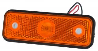 Svítilna poziční oranžová LED 12/24V 96x31mm