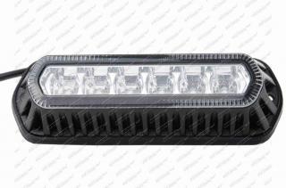 Svítilna výstražná LED 12/24V oranžová vnější ECE R65