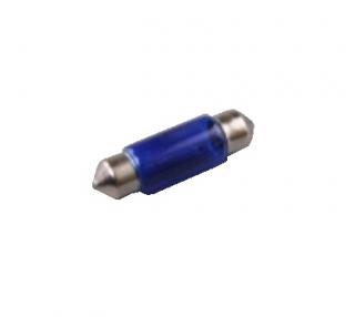 Žárovka 24V/5W sufit 35mm modrá