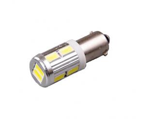 Žárovka LED 12-24V/4W 10SMD 5630 Ba9s čirá