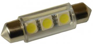 Žárovka LED 12V sufit 39mm bílá