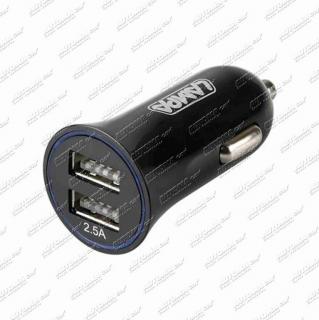 Zástrčka zapalovače 12/24V 2x USB 2,5A