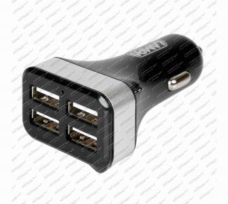 Zástrčka zapalovače 12/24V 4 x USB 6,8A