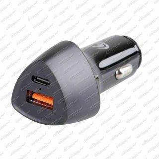 Zástrčka zapalovače 12/24V USB + USB C 3.0 36W