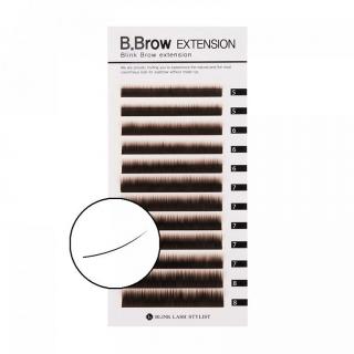 B.Brow EXTENSION- sada na tvarování obočí (tmavě hnědé)