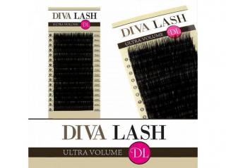 DIVA SILK B 0,05 Délka řas: 10 mm, Síla řas: 0,05, Zakřivení: B