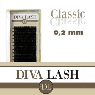 DIVA SILK C 0,2 Délka řas: 10 mm