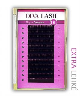 ELLIPSE FLAT D 0,10 DVOJITÉ KAŠMÍROVÉ ŘASY Délka řas: 7 mm