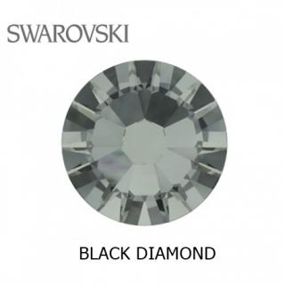 Kamínky Swarovski balení 25 kusů Varianta: Black Diamond