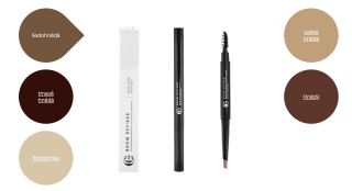 Lucas Cosmetics BROW DEFINER Profesionální tužka na obočí Slovně: Dark Brown