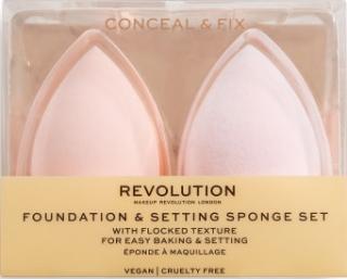 Revolution, Conceal & Fix Setting Sponges, houbička na makeup