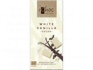 Bio bílá čokoláda s vanilkou iChoc 80 g