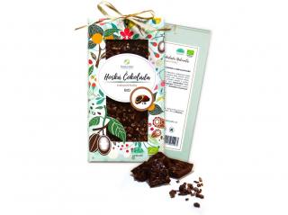 Bio čokoláda s kakaovými boby - hořká 80g