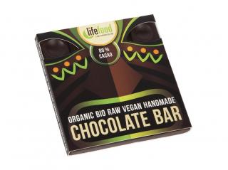 Bio čokoláda z nepraženého kakaa 80% kakao raw 35g