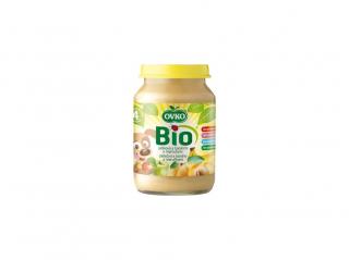 Bio Dětská výživa jablečná s banány a meruňkami OVKO 190g