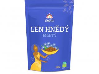 Bio Len hnědý - mletý  250g