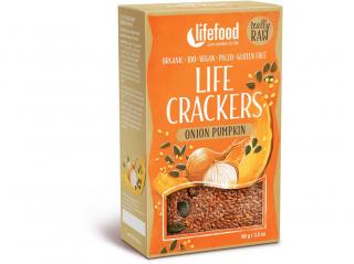 Bio Life crackers Cibulové s dýňovým semínkem 90g